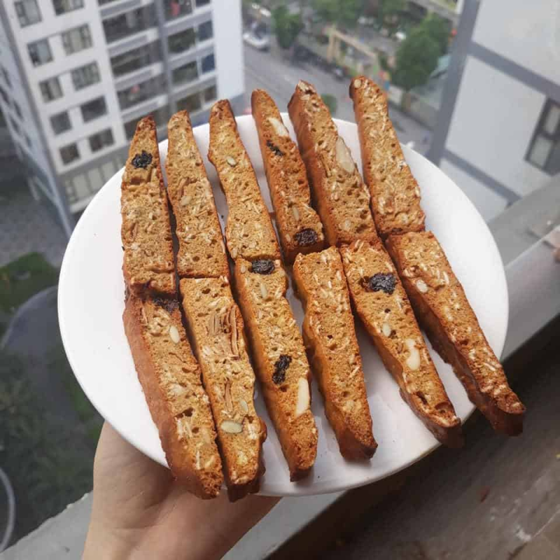 Một số biến tấu khi làm bánh biscotti